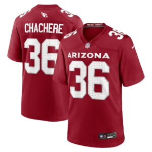 Men's Arizona Cardinals Andre Chachere Nike Cardinal Team Game Jersey