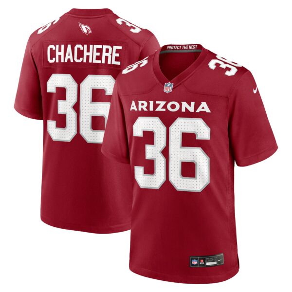 Men’s Arizona Cardinals Andre Chachere Nike Cardinal Team Game Jersey