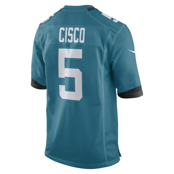 Men’s Jacksonville Jaguars Andre Cisco Nike Teal Game Player Jersey