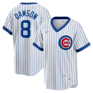 Men's Chicago Cubs Andre Dawson Nike White Home Cooperstown Collection Player Jersey