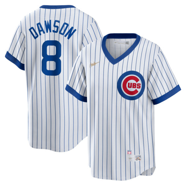 Men’s Chicago Cubs Andre Dawson Nike White Home Cooperstown Collection Player Jersey