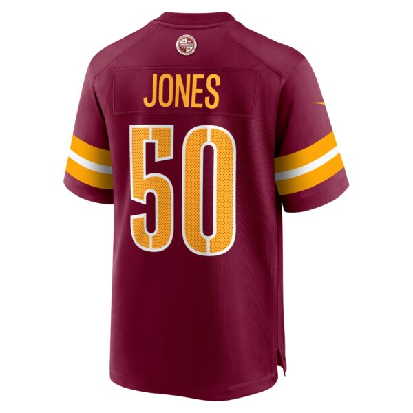 Men’s Washington Commanders Andre Jones Jr. Nike Burgundy Team Game Jersey