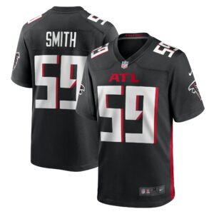 Men's Atlanta Falcons Andre Smith Nike Black Game Jersey