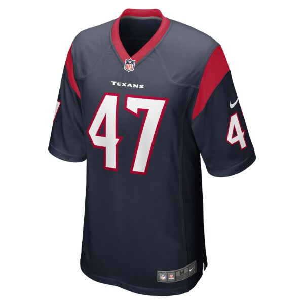 Men’s Houston Texans Andrew Beck Nike Navy Game Player Jersey