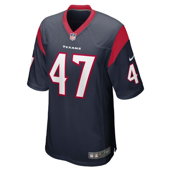 Men’s Houston Texans Andrew Beck Nike Navy Team Game Jersey