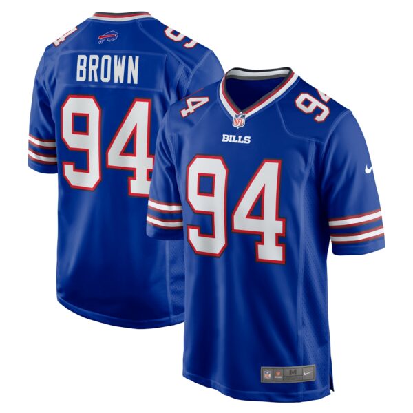 Men’s Buffalo Bills Andrew Brown Nike Royal Game Jersey