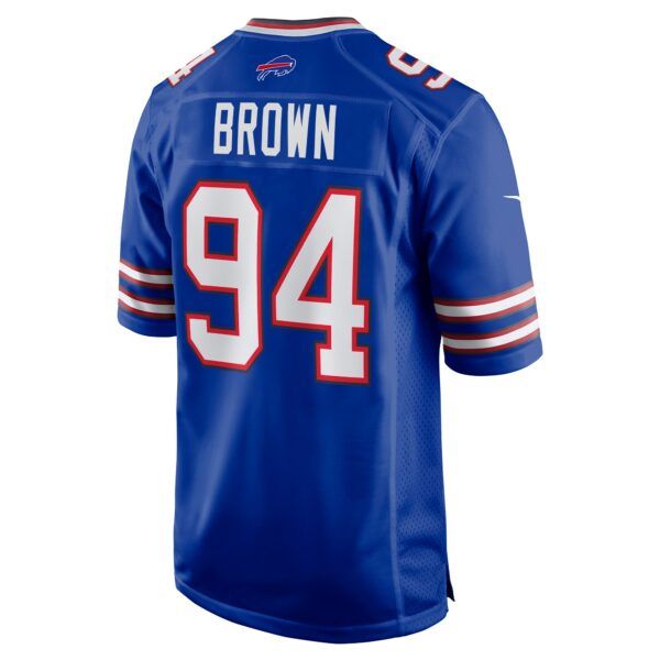 Men’s Buffalo Bills Andrew Brown Nike Royal Game Jersey