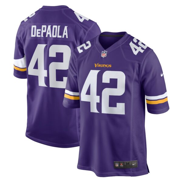 Men’s Minnesota Vikings Andrew DePaola Nike Purple Game Jersey