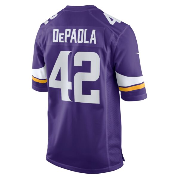 Men’s Minnesota Vikings Andrew DePaola Nike Purple Game Jersey