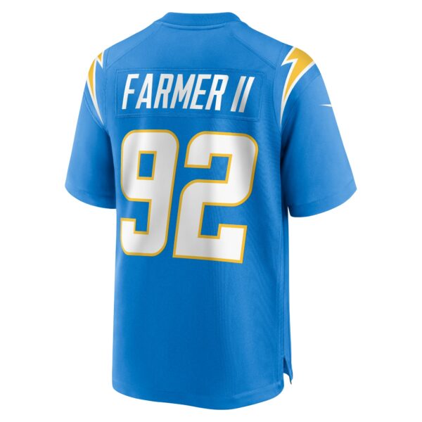 Men’s Los Angeles Chargers Andrew Farmer Nike Powder Blue Team Game Jersey