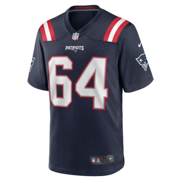 Men’s New England Patriots Andrew Stueber Nike Navy Game Player Jersey