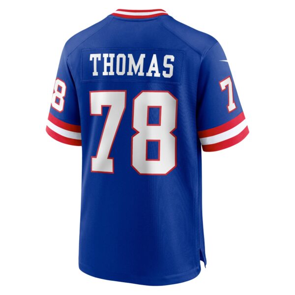 Men’s New York Giants Andrew Thomas Nike Royal Classic Player Game Jersey