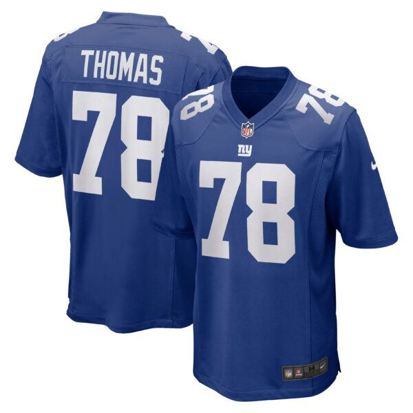 Men’s New York Giants Andrew Thomas Nike Royal Player Game Jersey