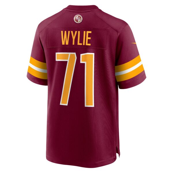 Men’s Washington Commanders Andrew Wylie Nike Burgundy Game Player Jersey