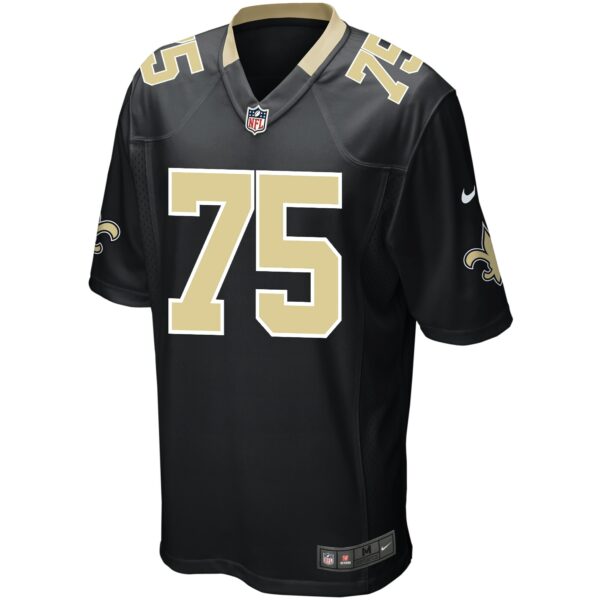 Men’s New Orleans Saints Andrus Peat Nike Black Game Player Jersey