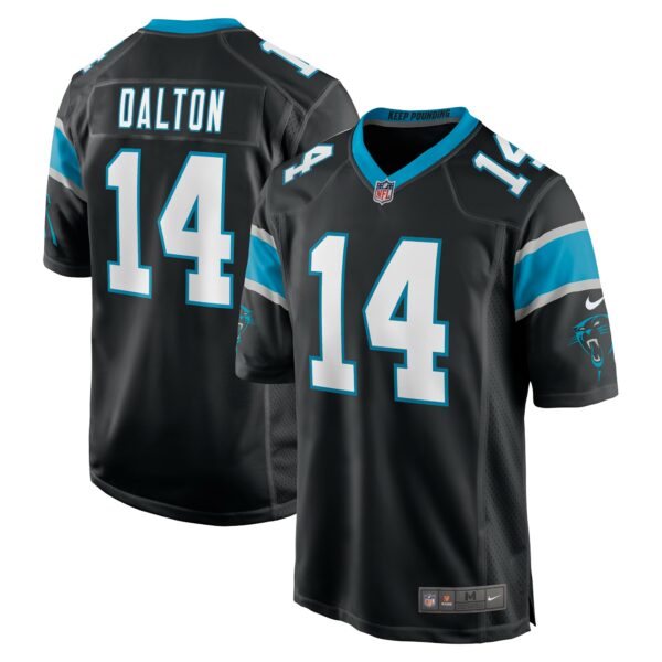 Men’s Carolina Panthers Andy Dalton Nike Black Game Player Jersey