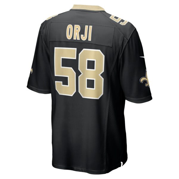 Men’s New Orleans Saints Anfernee Orji Nike Black Team Game Jersey