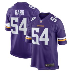 Men's Minnesota Vikings Anthony Barr Nike Purple Team Game Jersey