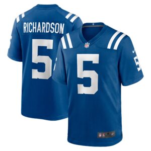 Men's Indianapolis Colts Anthony Richardson Nike Royal 2023 NFL Draft First Round Pick Game Jersey