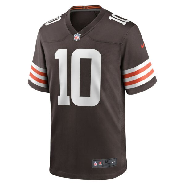 Men’s Cleveland Browns Anthony Schwartz Nike Brown Game Jersey