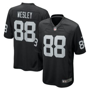 Men's Las Vegas Raiders Antoine Wesley Nike Black Team Game Jersey