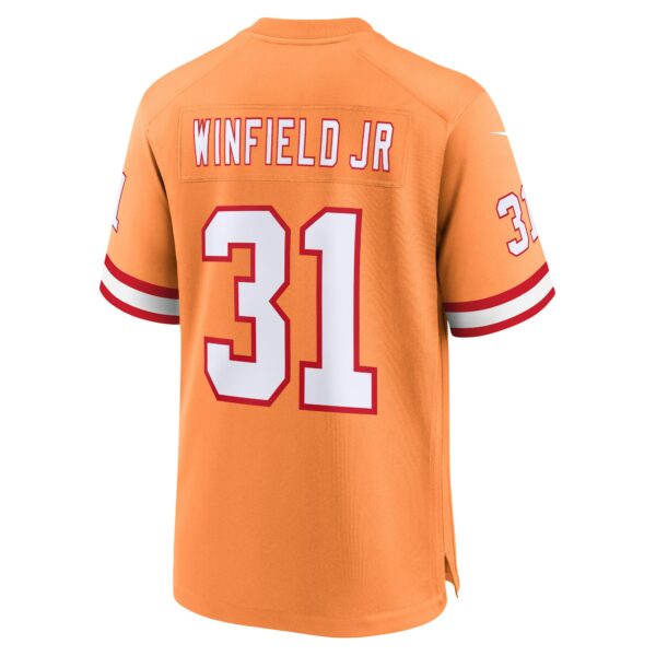 Men’s Tampa Bay Buccaneers Antoine Winfield Jr. Nike Orange Throwback Game Jersey