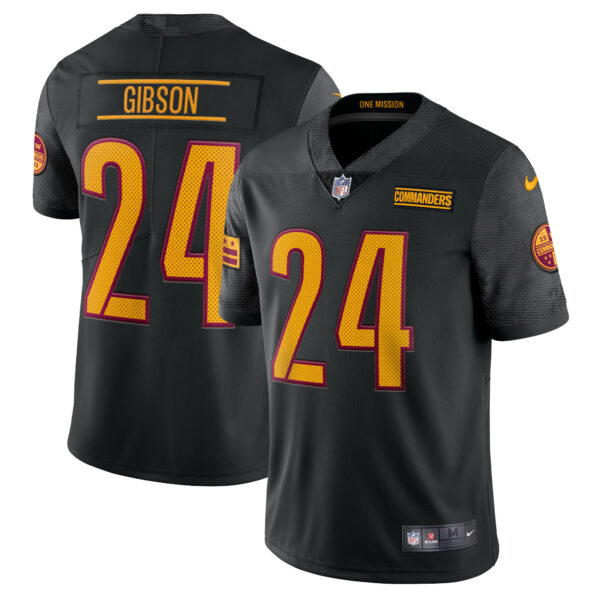 Men’s Washington Commanders Antonio Gibson Nike Black Alternate Vapor Limited Jersey