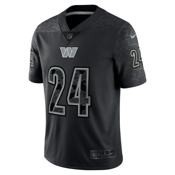 Men’s Washington Commanders Antonio Gibson Nike Black RFLCTV Limited Jersey