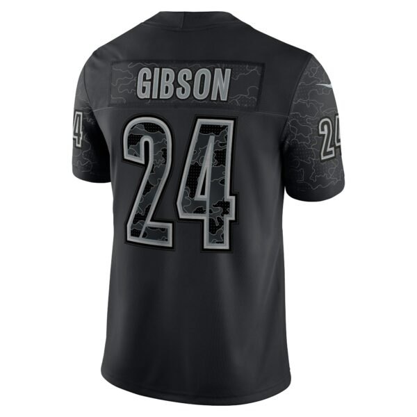 Men’s Washington Commanders Antonio Gibson Nike Black RFLCTV Limited Jersey