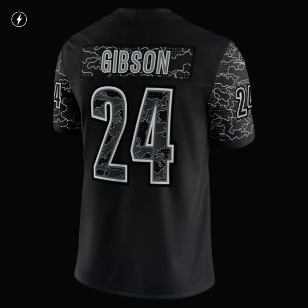 Men’s Washington Commanders Antonio Gibson Nike Black RFLCTV Limited Jersey