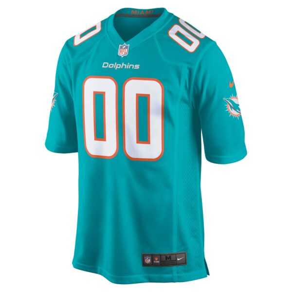 Men’s Miami Dolphins Nike Aqua Custom Game Jersey