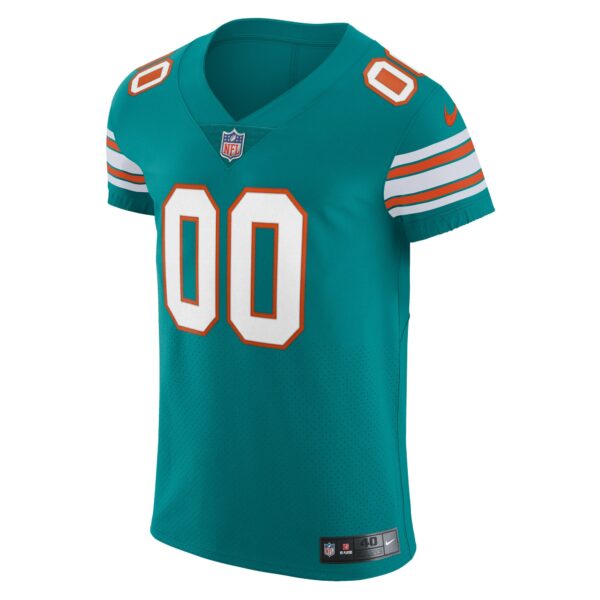 Men’s Miami Dolphins Nike Aqua Elite Vapor Untouchable Custom Jersey