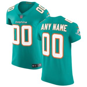 Men's Miami Dolphins Nike Aqua Vapor Untouchable Elite Custom Jersey