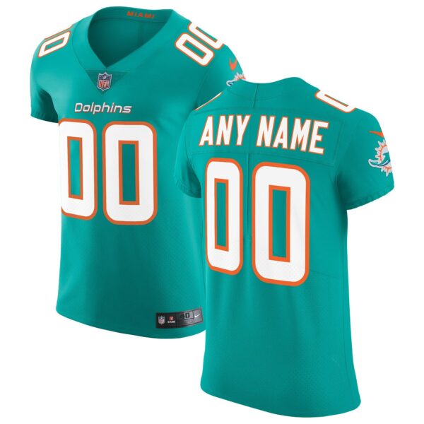 Men’s Miami Dolphins Nike Aqua Vapor Untouchable Elite Custom Jersey