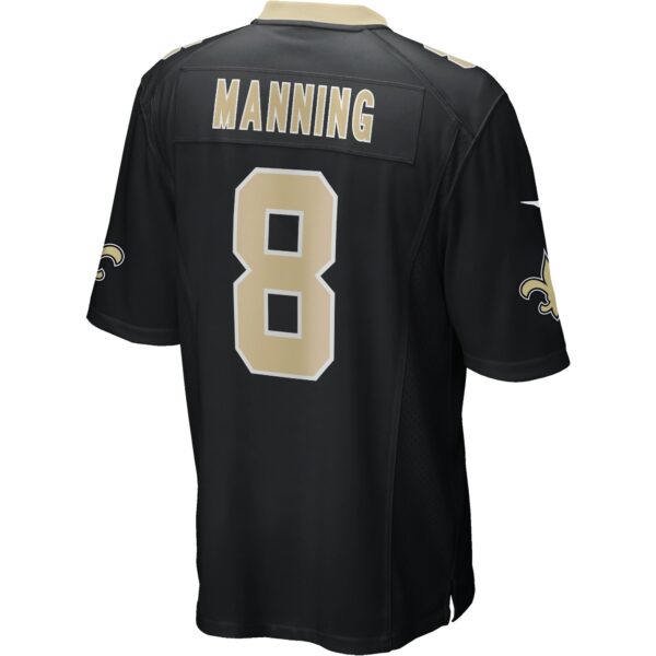 Men’s New Orleans Saints Archie Manning Nike Black Game Retired Player Jersey