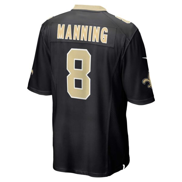 Men’s New Orleans Saints Archie Manning Nike Black Retired Player Game Jersey