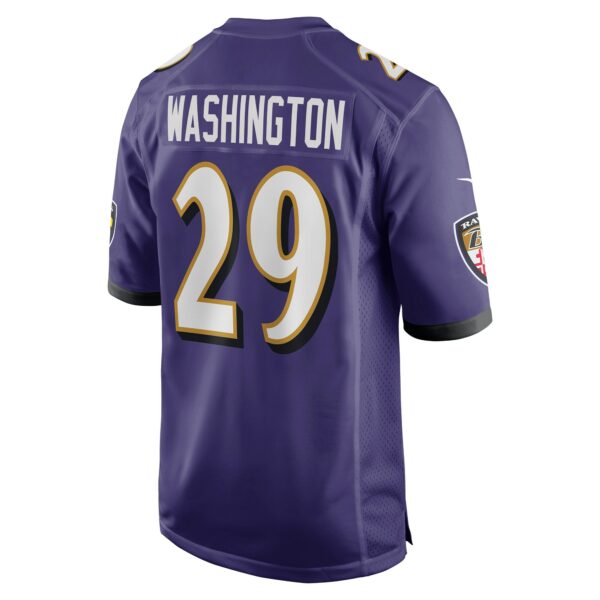 Men’s Baltimore Ravens Ar’Darius Washington Nike Purple Player Game Jersey