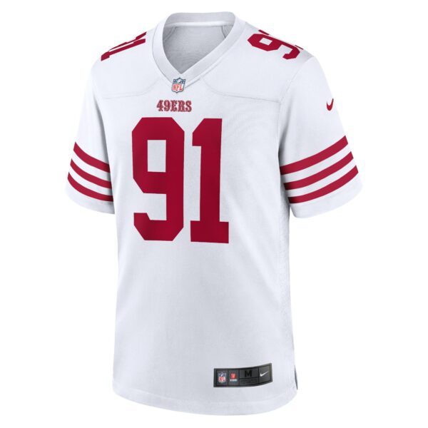 Men’s San Francisco 49ers Arik Armstead Nike White Player Game Jersey