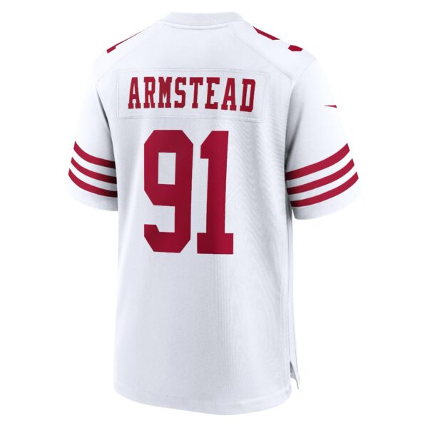 Men’s San Francisco 49ers Arik Armstead Nike White Player Game Jersey