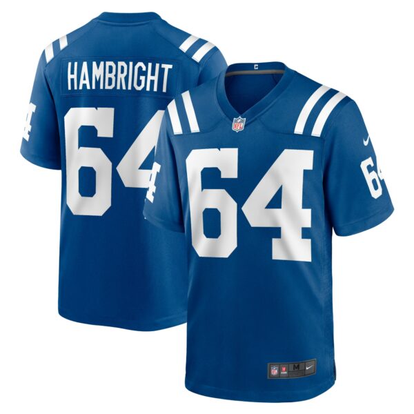 Men’s Indianapolis Colts Arlington Hambright Nike Royal Game Player Jersey