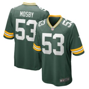 Men's Green Bay Packers Arron Mosby Nike Green Team Game Jersey