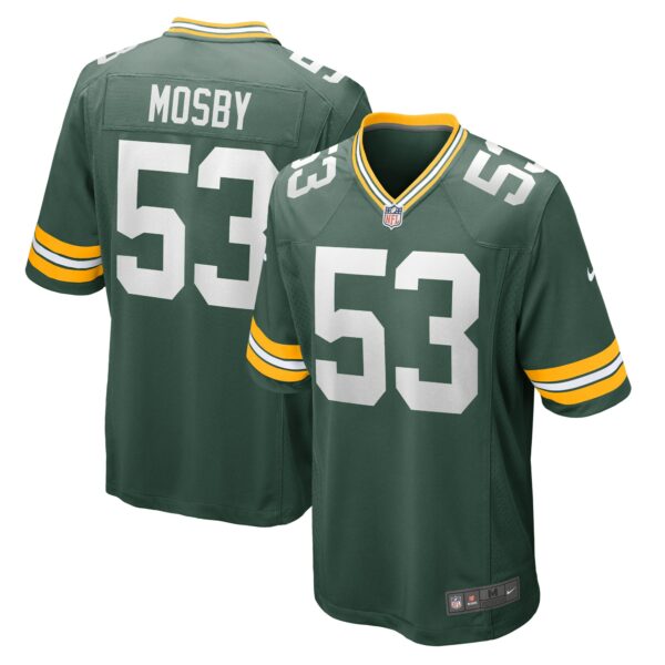 Men’s Green Bay Packers Arron Mosby Nike Green Team Game Jersey