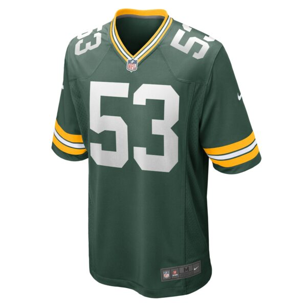 Men’s Green Bay Packers Arron Mosby Nike Green Team Game Jersey