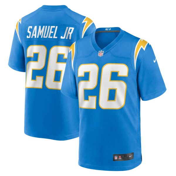 Men’s Los Angeles Chargers Asante Samuel Jr. Nike Powder Blue Game Player Jersey