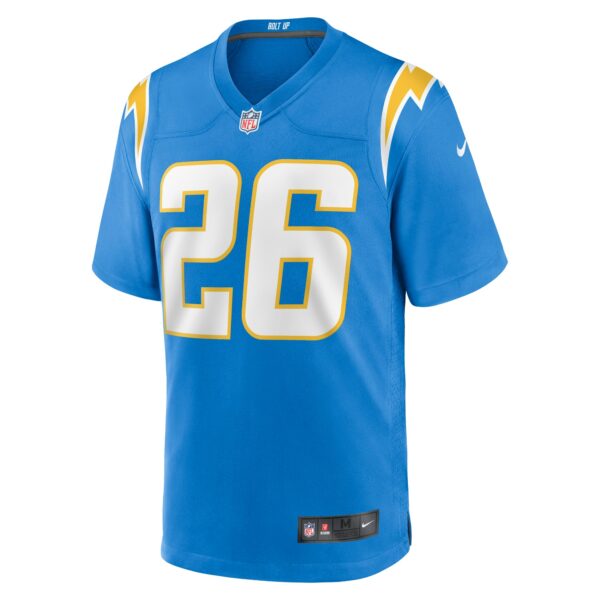 Men’s Los Angeles Chargers Asante Samuel Jr. Nike Powder Blue Game Player Jersey