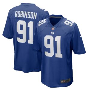 Men's New York Giants A'Shawn Robinson Nike Royal Team Game Jersey