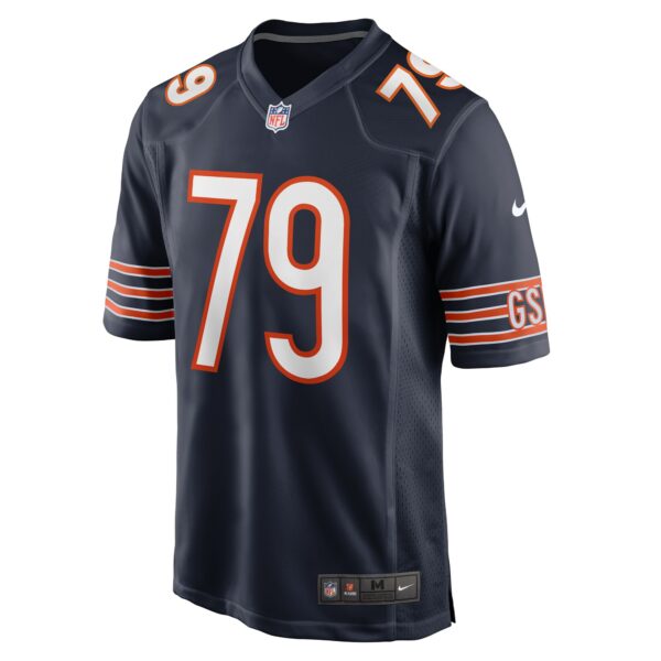 Men’s Chicago Bears Austen Pleasants Nike Navy Game Jersey