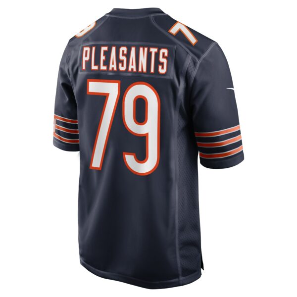 Men’s Chicago Bears Austen Pleasants Nike Navy Game Jersey