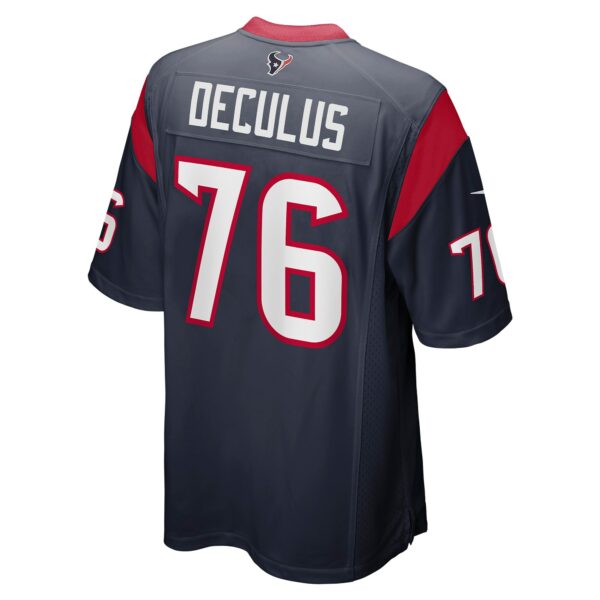 Men’s Houston Texans Austin Deculus Nike Navy Game Player Jersey