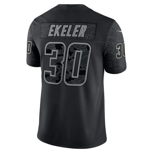 Men’s Los Angeles Chargers Austin Ekeler Nike Black RFLCTV Limited Jersey